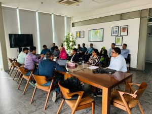 Formal meeting of ISO Surveillance-1 Audit at EIDL corporate head office in Dhaka.